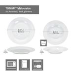 12tlg. Tafelservice TOMMY weiß Porzellan für 6 Personen_Bild_6