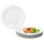 6er Set TOMMY Speiseteller 24cm weiß Porzellan_Bild_1