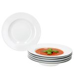 6er Set TOMMY Suppenteller weiß Porzellan _Bild_1