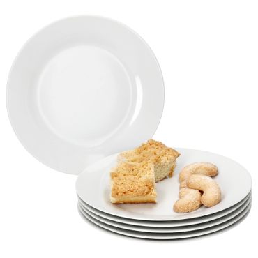 6er Set TOMMY Kuchenteller weiß Porzellan 20 cm_Bild_1