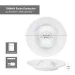 6er Set TOMMY Eierbecher weiß Porzellan _Bild_6