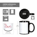 12er Set CARINA schwarze Kaffeebecher zum Beschriften – A2010_Bild_6