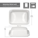 Bärbel Butterdose mit Deckel weiß aus Porzellan – 24302136_Bild_8