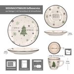 18tlg Kaffeeservice WEIHNACHTSBAUM für 6 Personen aus Porzellan – 23105178_Bild_6