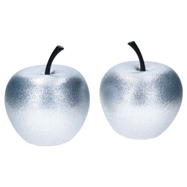 2er Set Pottery Pots Deko-Apfel XS Silber – E2206-S1-GLS_Bild_1