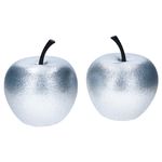 2er Set Pottery Pots Deko-Apfel XS Silber – E2206-S1-GLS_Bild_1