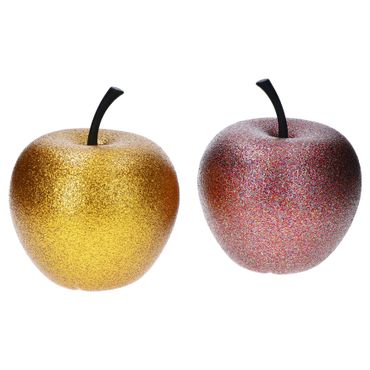 2er Set Pottery Pots Deko-Apfel XS Gold & Bronze – 1x E2206-S1-GLG & 1x E2206-S1-GLMB_Bild_1