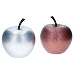 2er Set Pottery Pots Deko-Apfel XS Bronze & Silber – 1x E2206-S1-GLMB & 1x E2206-S1-GLS_Bild_1