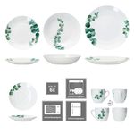 30tlg Kombiservice Eukalyptus aus Porzellan für 6 Personen_Bild_5