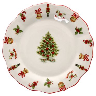 Maestro Natale Weihnachten Kuchenteller aus Keramik - 965/21_Bild_1