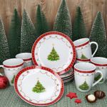 12tlg Frühstücksset Weihnachtstraum Porzellan für 6 Personen_Bild_6