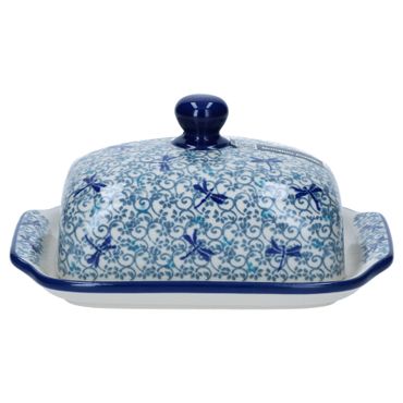 Bunzlau Castle Firefly Butterdose mit Deckel aus Keramik_Bild_1