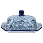 Bunzlau Castle Firefly Butterdose mit Deckel aus Keramik_Bild_1