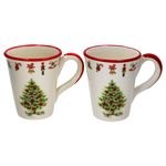 2er Set Maestro Natale Weihnachten Kaffeebecher aus Keramik - 32/12_Bild_2