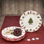 4er Set Maestro Natale Weihnachten Kuchenteller aus Keramik - 965/21 965/22_Bild_5