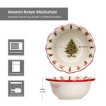 4er Set Maestro Natale Weihnachten Müslischale aus Keramik - 965/17_Bild_6