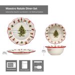 8tlg Diner-Set Maestro Natale Weihnachten für 4 Personen aus Keramik - 4x 2023/18 & 4x 965/29_Bild_6