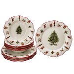 8tlg Tafelservice Maestro Natale Weihnachten für 4 Personen aus Keramik - 4x 965/23 & 4x 965/29_Bild_1