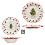 8tlg Tafelservice Maestro Natale Weihnachten für 4 Personen aus Keramik - 4x 965/23 & 4x 965/29_Bild_3