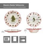 8tlg Tafelservice Maestro Natale Weihnachten für 4 Personen aus Keramik - 4x 965/23 & 4x 965/29_Bild_5