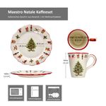 8tlg Kaffee-Set Maestro Natale Weihnachten für 4 Personen aus Keramik - 4x 32/12 & 4x 965/21_Bild_6