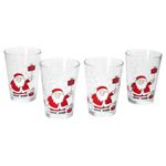 4er Set SANTA FAMILY WINTER Weihnachtsgläser mit Weihnachtsmann & Geschenken – 817331_Bild_1