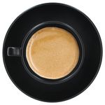 6er Set Panther Kaffeetassen mit Untertassen matt schwarz aus Steingut - 161951 + 161952_Bild_2