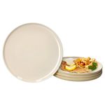 4er Set Jasper Vanille Speiseteller aus Steingut - 403589 _Bild_1