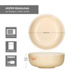 6er Set Jasper Vanille Müslischale aus Steingut - 403596_Bild_4