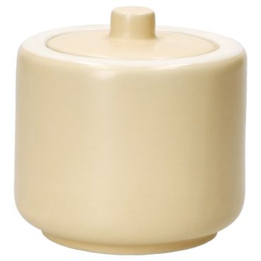Jasper Vanille Zuckerdose mit Deckel aus Steingut - 406931_Bild_1