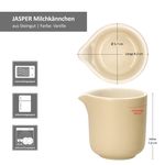 2tlg Set Jasper Vanille Milchkännchen & Zuckerdose aus Steingut - 1x 406931 & 1x 406993_Bild_7