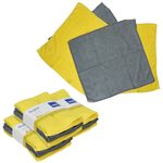 16tlg Set Supor Microfasertuch 35x35 cm gelb & grau - 11643_Bild_1
