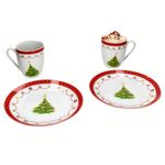 5tlg Etageren Set Weihnachtstraum für 2 Personen aus Porzellan - 1x 161875 2x 161872 + 2x 161883_Bild_5