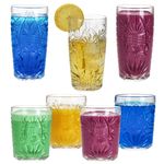 12tlg Set STARLA Longdrink-Gläser & Whisky-Tumbler mit Relief - 6x 829549 + 6x 829556_Bild_5