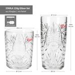 12tlg Set STARLA Longdrink-Gläser & Whisky-Tumbler mit Relief - 6x 829549 + 6x 829556_Bild_6