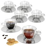 6er Set Thermo Glastasse Christmas 165ml mit Untertasse_Bild_1