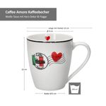 6er Set Kaffeebecher Caffee Amore 300 ml - 412833_Bild_5
