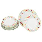 12tlg Tafelservice VARIANT BLÜMCHEN für 6 Personen aus Porzellan_Bild_1