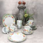 18tlg Kaffeeservice VARIANT BLÜMCHEN für 6 Personen aus Porzellan_Bild_3