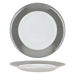 12tlg Frühstücksset VARIANT GRAU für 6 Personen aus Porzellan_Bild_4