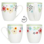 12tlg Frühstücksset VARIANT BLÜMCHEN für 6 Personen aus Porzellan_Bild_5