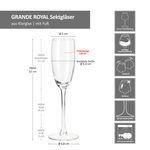 25er Set GRANDE ROYAL Sektgläser - 174724_Bild_6