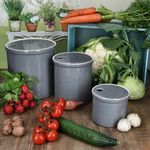 M & L in Grau aus weißem Ton - 1992S + 1993M + 1994L_Bild_3