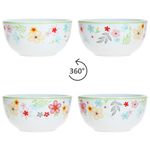 18tlg Frühstücksset VARIANT BLÜMCHEN für 6 Personen aus Porzellan_Bild_4