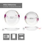 12tlg. Tafelservice VIOLA Porzellan für 6 Personen_Bild_7