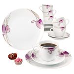 18tlg. Kaffeeservice VIOLA Porzellan für 6 Personen_Bild_1