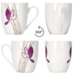 6er Set Kaffeebecher mit Henkel VIOLA Porzellan für 6 Personen_Bild_4