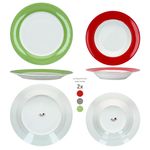 30tlg Kombiservice VARIANT TRIO für 6 Personen aus Porzellan_Bild_3