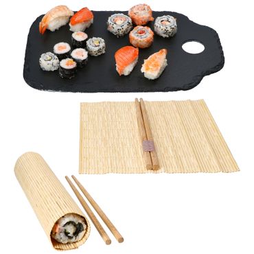 BENTO Sushi Schieferplatten Set für 2 Personen - 1x 315301 & 1x 53319_Bild_1