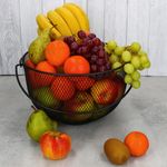 Justinus LifeStyle Obstkorb Ø 30cm schwarz mit Henkel - 457-120_Bild_2